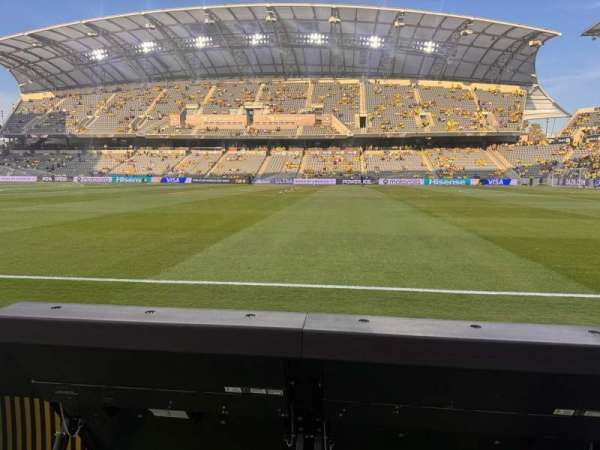 BMO Stadium, section: BENCHS, row: A, seat: 4