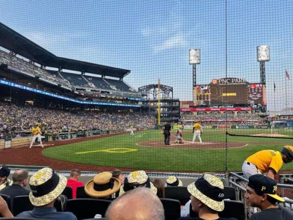 PNC Park, section: 14, row: E, seat: 3