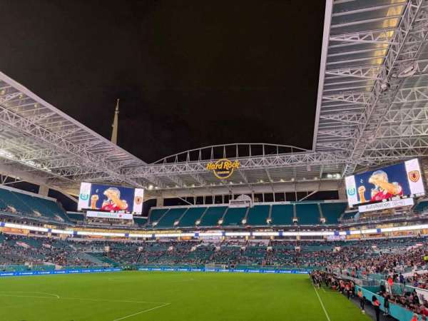Hard Rock Stadium, section: 130, row: 5, seat: 1