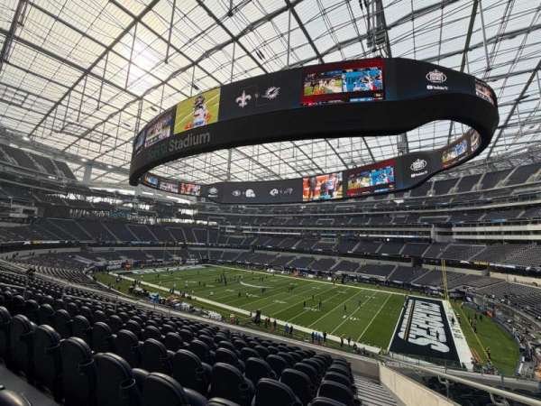 SoFi Stadium, section: C250, row: 11, seat: 1