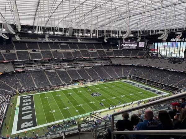 Allegiant Stadium, section: 416, row: 7, seat: 1