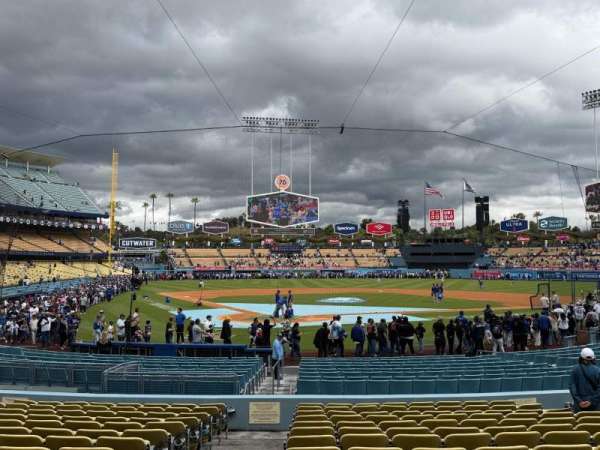 Dodger Stadium, section: 6FD, row: O, seat: 1