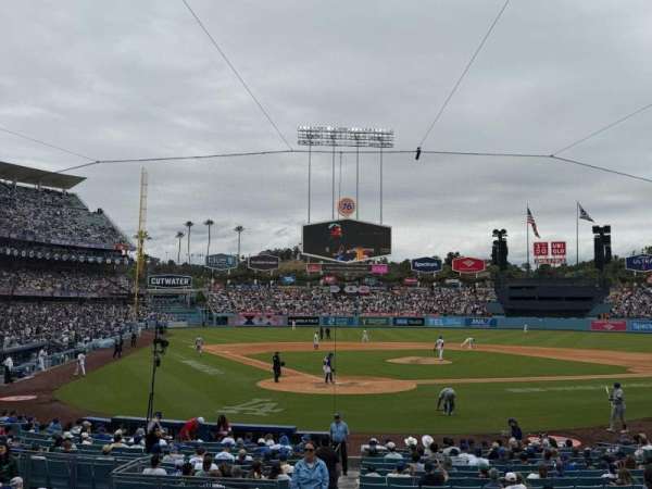 Dodger Stadium, section: 6FD, row: M, seat: 1