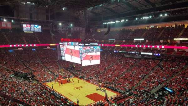 Toyota Center, section: 404, row: 6, seat: 14