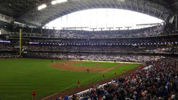 American Family Field, section: 231, row: 1, seat: 1
