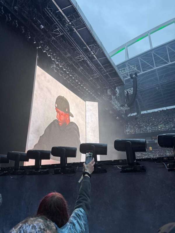Lumen Field, section: Floor B, row: 2, seat: 4