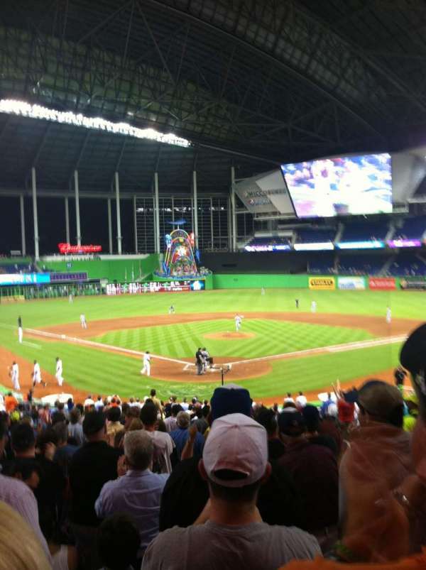 LoanDepot Park, section: 13, row: 13, seat: 26