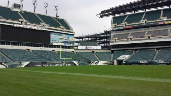 Lincoln Financial Field, section: Sideline, row: Field, seat: Player Bench