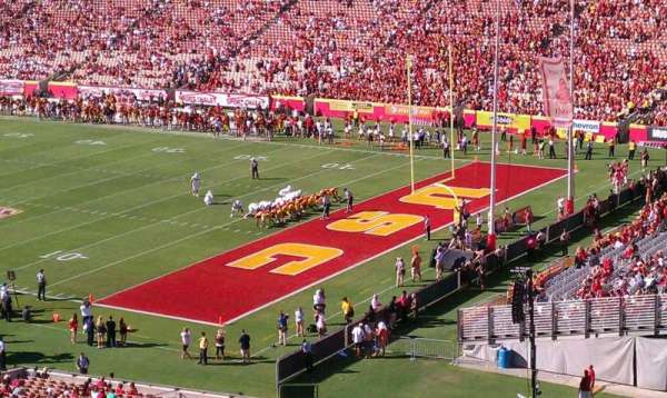 Los Angeles Memorial Coliseum, section: 202, row: 25, seat: 1
