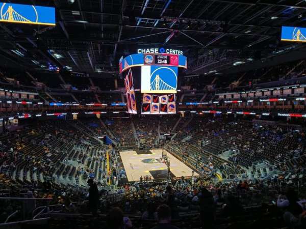 Chase Center, section: 128, row: 9, seat: 10