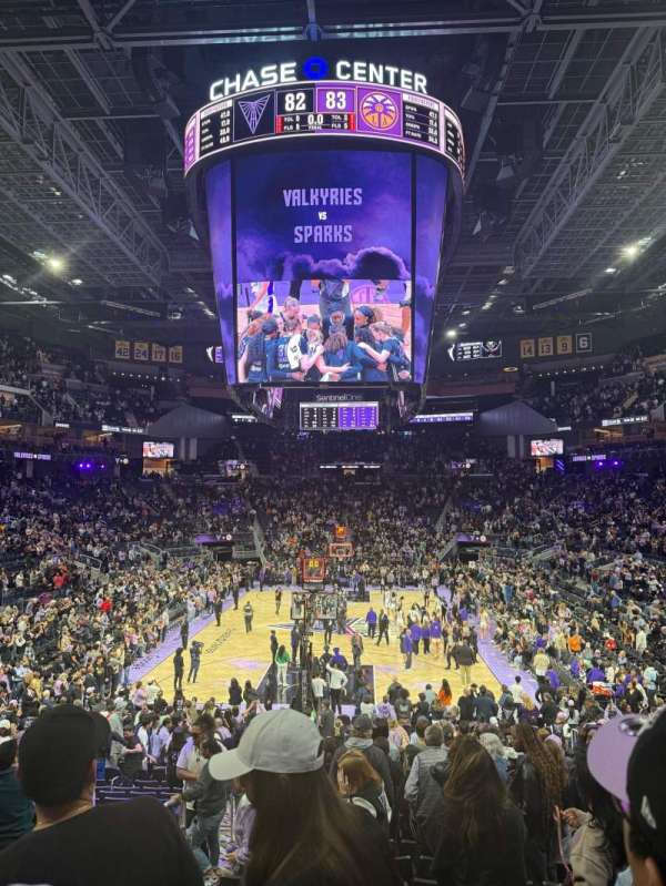 Chase Center, section: 109, row: 16, seat: 19