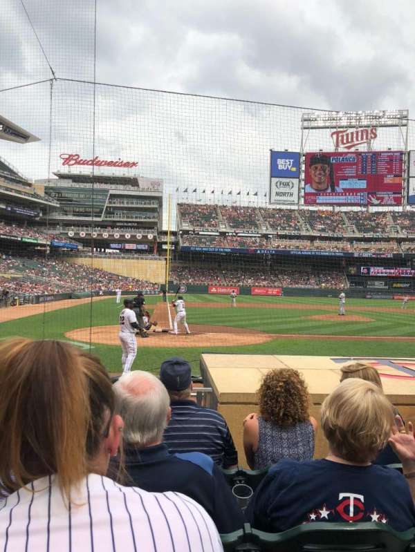 Target Field, section: 6, row: 8, seat: 15