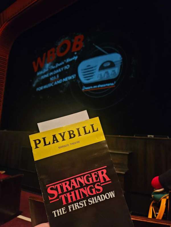 Marquis Theatre, section: Orchestra R, row: C, seat: 2