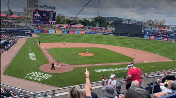 Polar Park, section: 206, row: 6, seat: 10