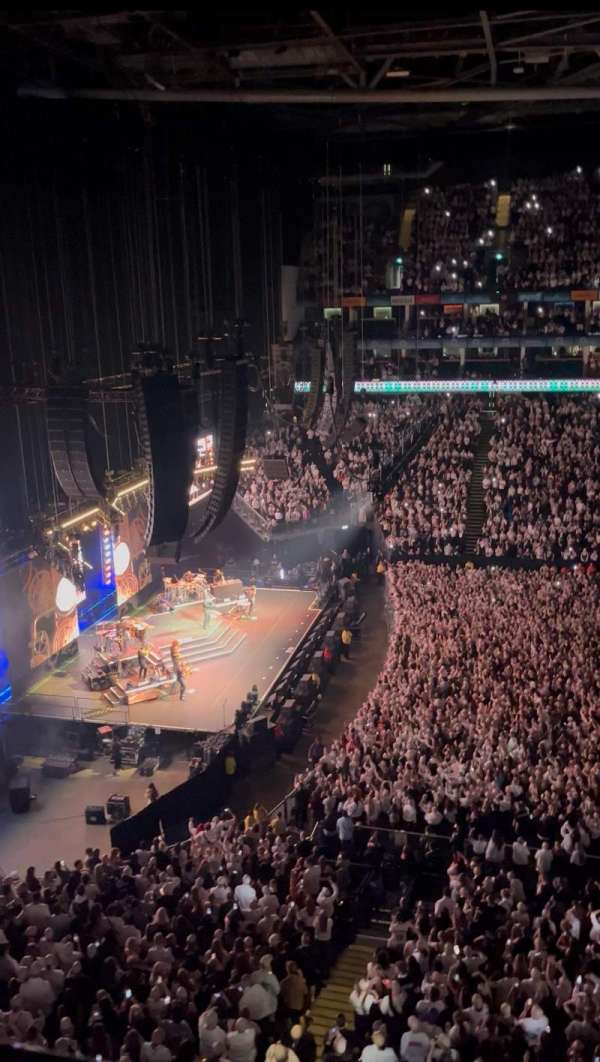 The O2, London, section: 402, row: A, seat: 490