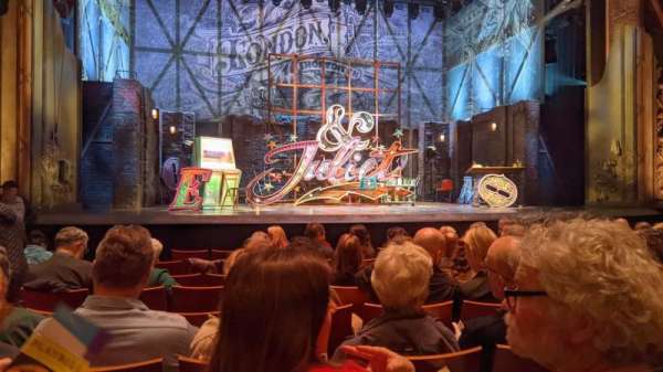 Stephen Sondheim Theatre, section: Orchestra C, row: H, seat: 115