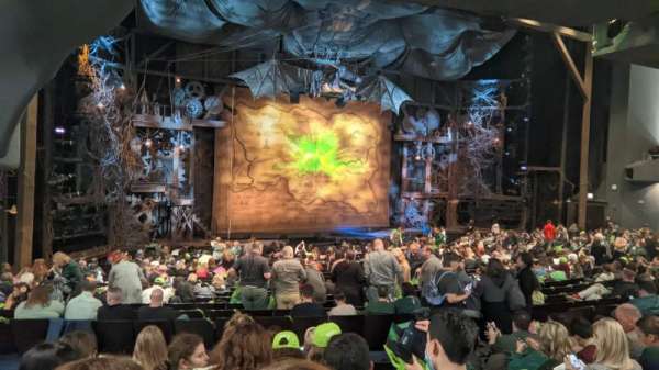 Gershwin Theatre, section: Orchestra L, row: V, seat: 19