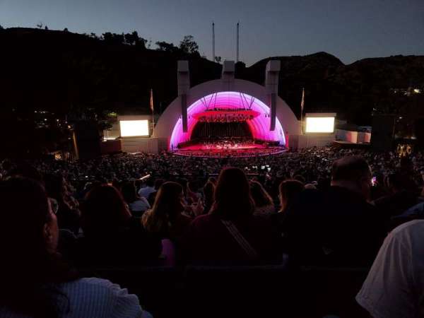 Hollywood Bowl, section: J1, row: 19, seat: 20