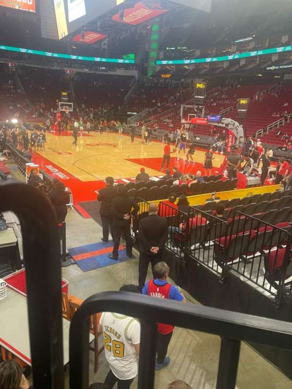 Toyota Center, section: 115, row: 12
