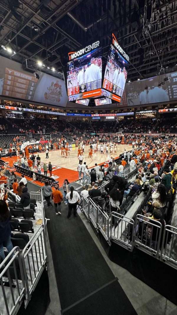 Moody Center, section: 122, row: A