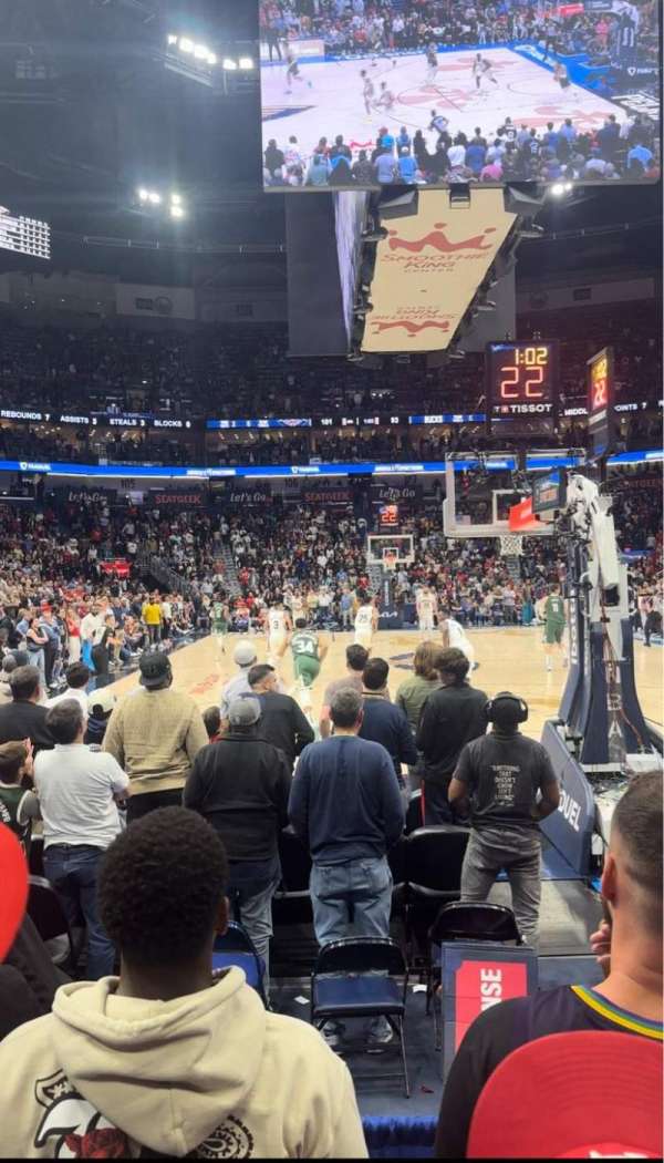 Smoothie King Center, section: 119, row: 3, seat: 5