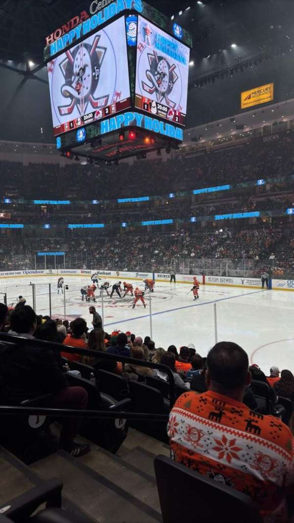 Honda Center, section: 205, row: L, seat: 9