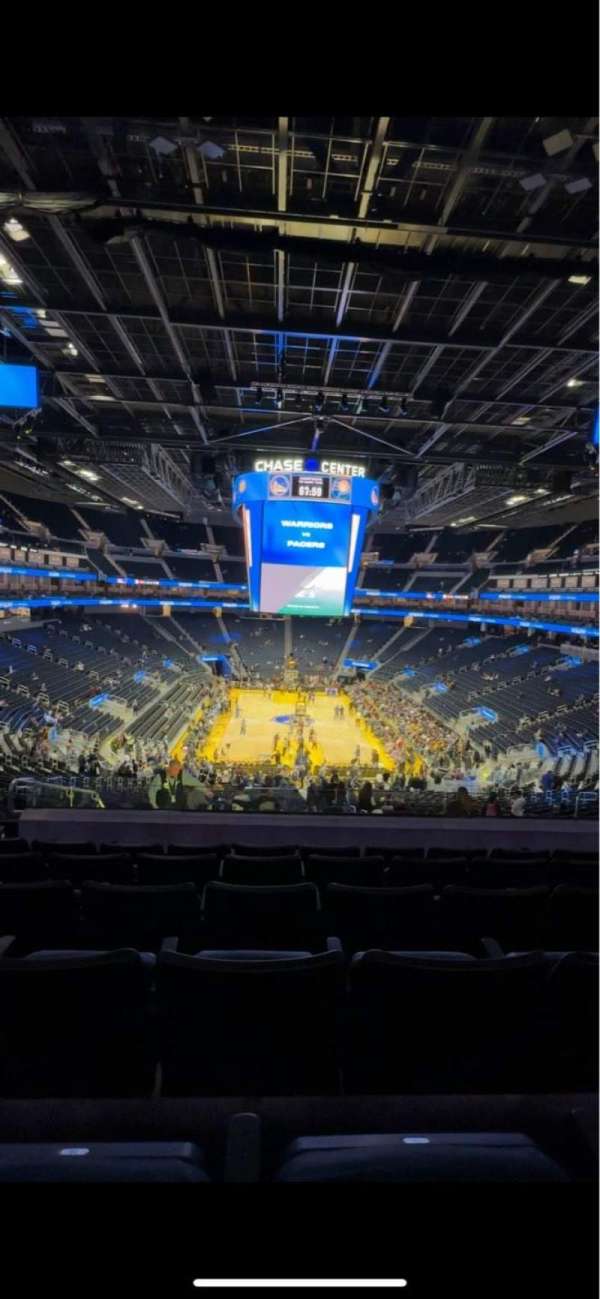 Chase Center, section: 127, row: 10, seat: 16