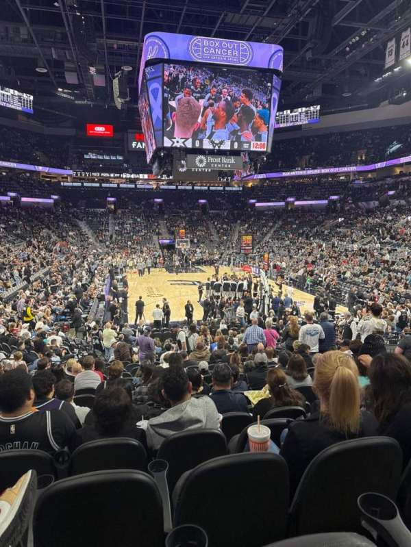 Frost Bank Center, section: 101, row: 22, seat: 15