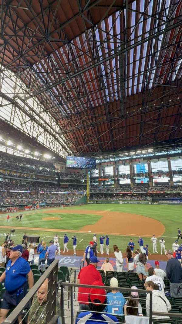 Globe Life Field, section: 20, row: 11, seat: 1