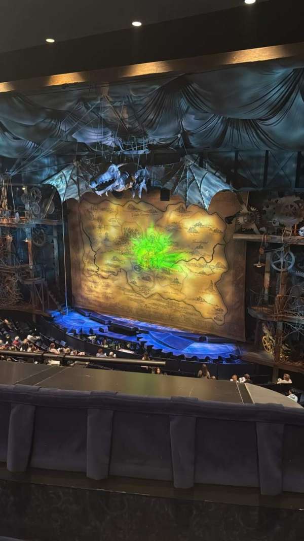 Gershwin Theatre, section: Front Mezzanine R, row: B, seat: 18