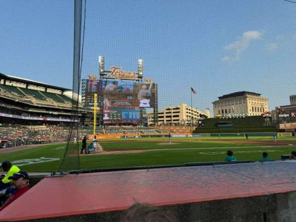 Comerica Park, section: 124, row: 9, seat: 6
