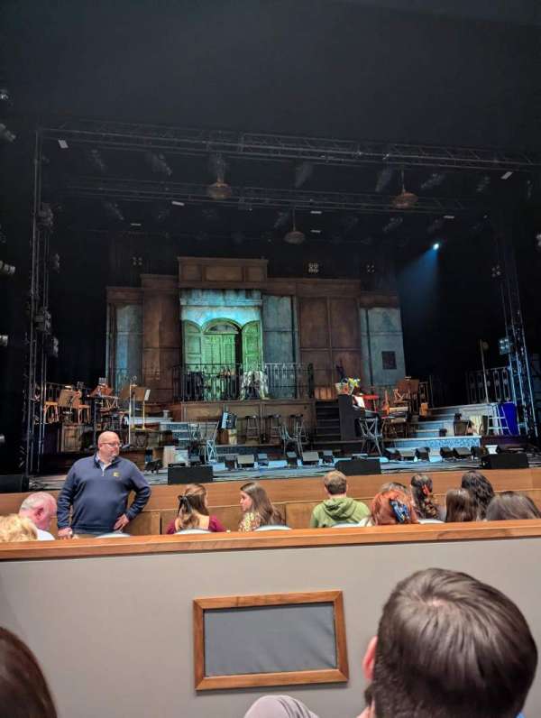Martin Center for the Arts, section: orchestra front, row: B, seat: 123