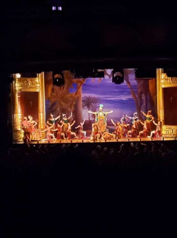 Hippodrome Theatre, section: Center Orchestra, row: FF, seat: 113