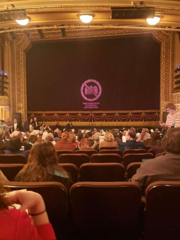 Hippodrome Theatre, section: Center Orchestra, row: T, seat: 115
