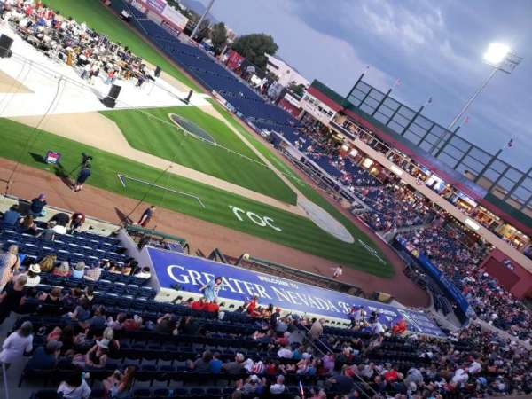 Greater Nevada Field, section: VIP, row: 1, seat: 16