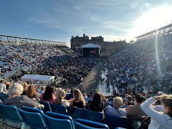 Edinburgh castle, section: 7, row: S, seat: 22
