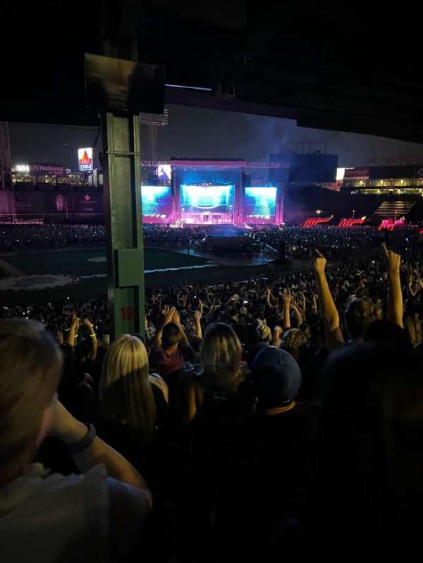 Fenway Park, section: Grandstand 18, row: 10, seat: 10