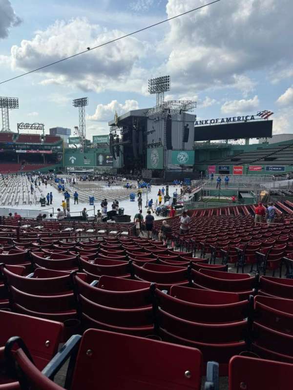 Fenway Park, section: Right Field Box 91, row: TT, seat: 3