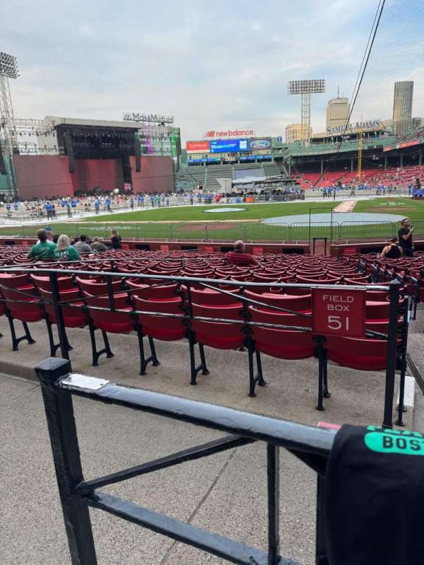 Fenway Park, section: Loge Box 137, row: AA, seat: 2