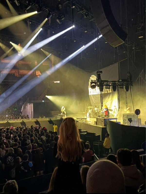 The O2, London, section: 112, row: H, seat: 385