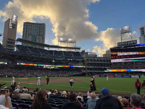 Petco Park, section: 115, row: 12, seat: 19