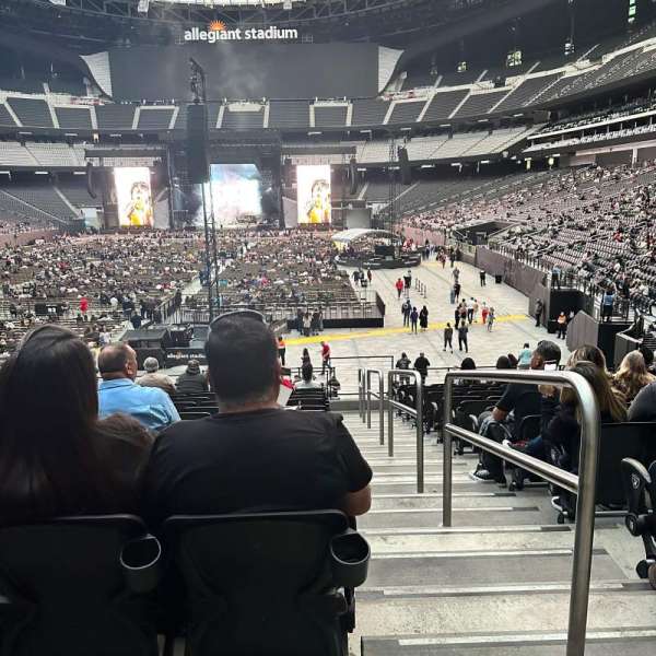 Allegiant Stadium, section: 143, row: 22, seat: 1