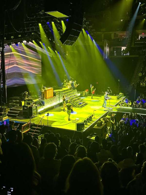 Target Center, section: 113, row: M, seat: 4