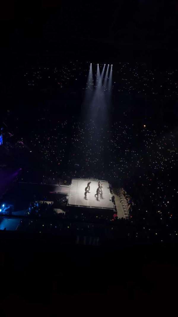 The O2, London, section: 402, row: B, seat: 493