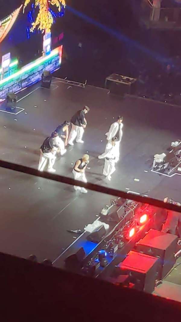 The O2, London, section: 402, row: B, seat: 493