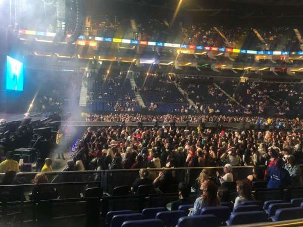 The O2, London, section: 101, row: H, seat: 30