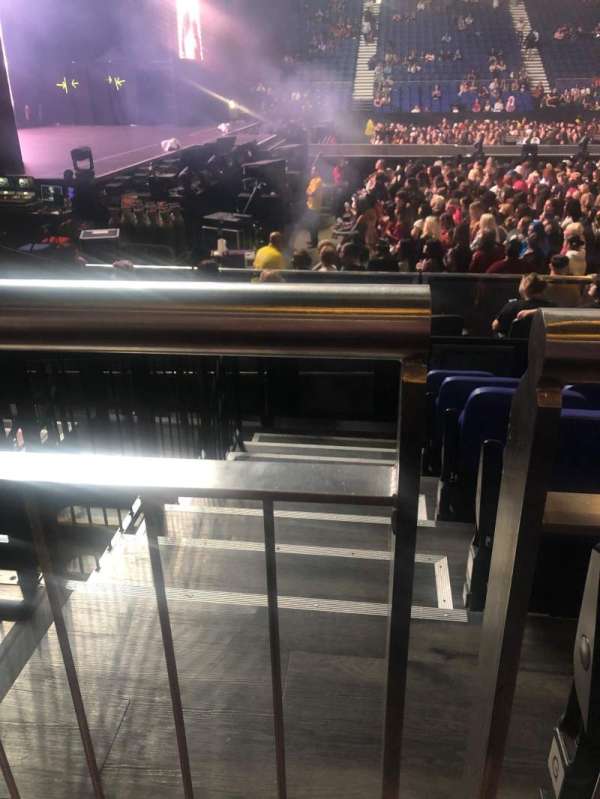 The O2, London, section: 101, row: H, seat: 30