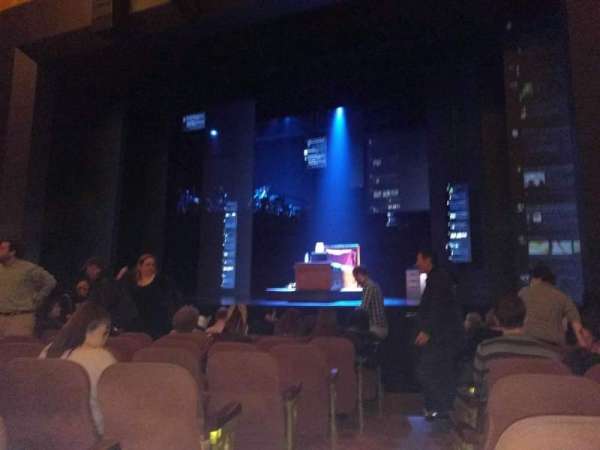 Music Box Theatre, section: Orchestra R, row: J, seat: 2