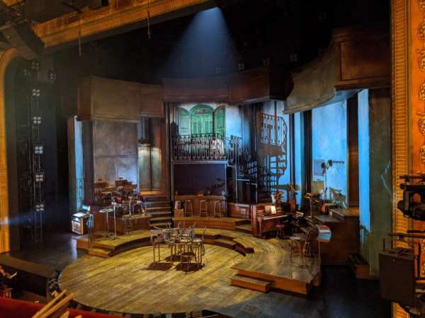 Walter Kerr Theatre, section: Mezzanine R, row: A, seat: 10