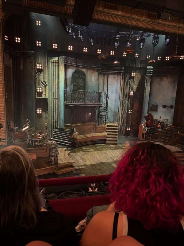 Walter Kerr Theatre, section: Mezzanine L, row: B, seat: 5